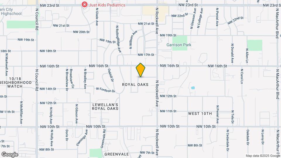 1436 Woodland Way Map and Location Details