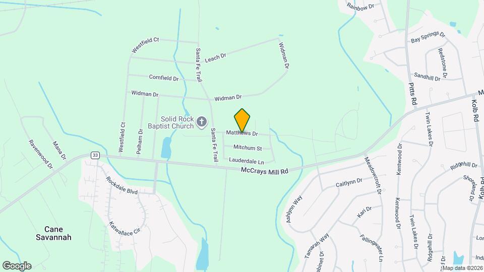 3260 Matthews Dr Map and Location Details