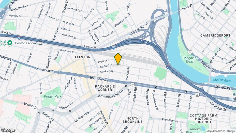 53 Ashford St, Unit 3 Map and Location Details
