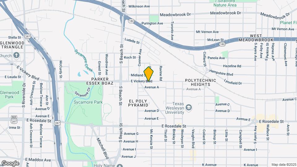 2722 E Vickery Blvd, Unit #3 Mapa y Detalles de la Ubicación