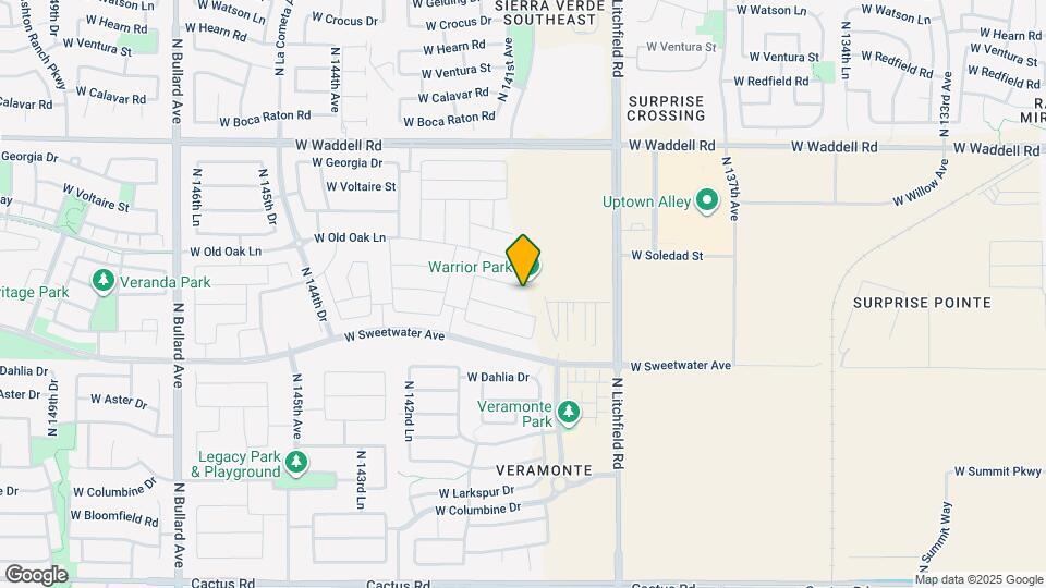 14031 W Pershing St Map and Location Details