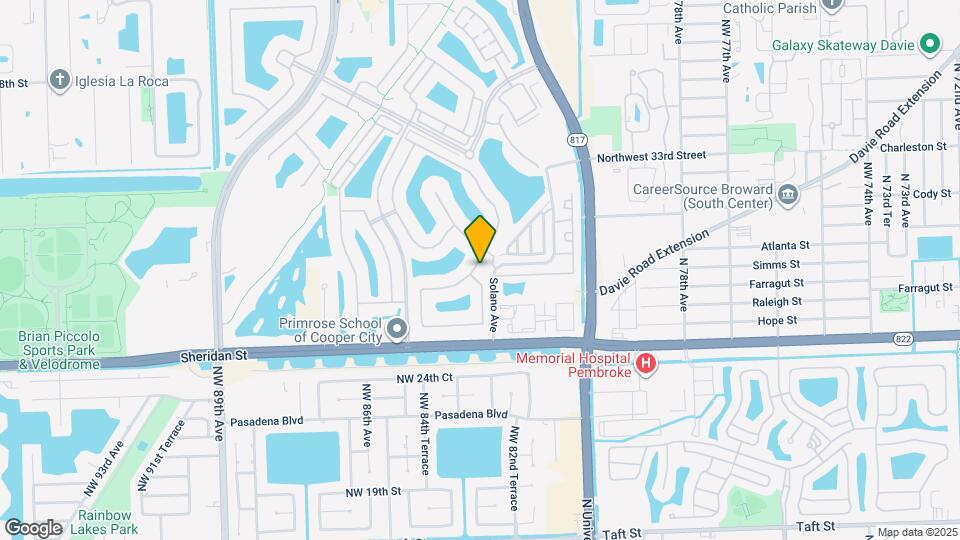 8280 NW 28th St Map and Location Details