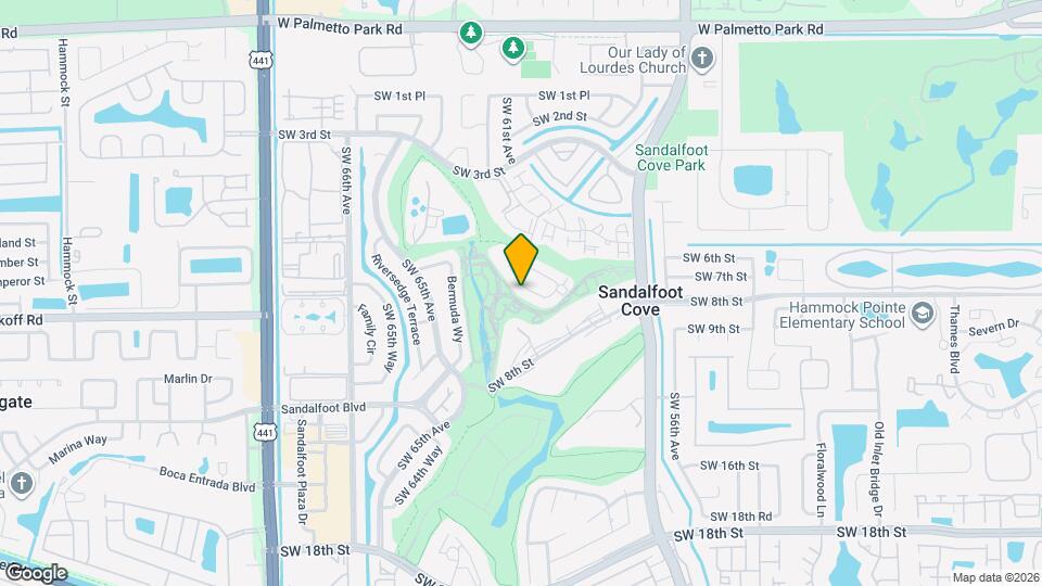 9380 SW 61st Way Map and Location Details