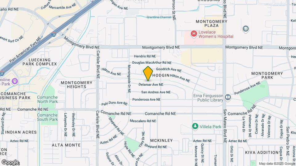 4209 Delamar St NE Map and Location Details