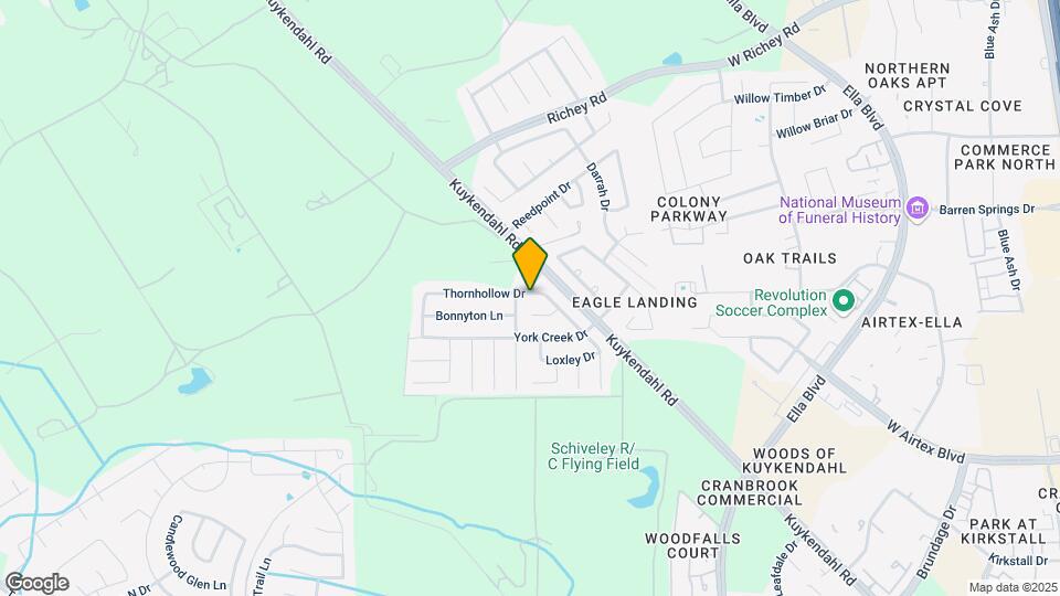 1515 Thornhollow Dr Map and Location Details