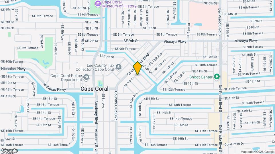 1019 SE 11th St Map and Location Details