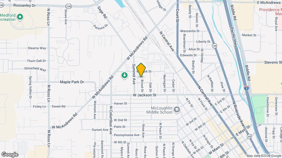 815 Broad St Map and Location Details