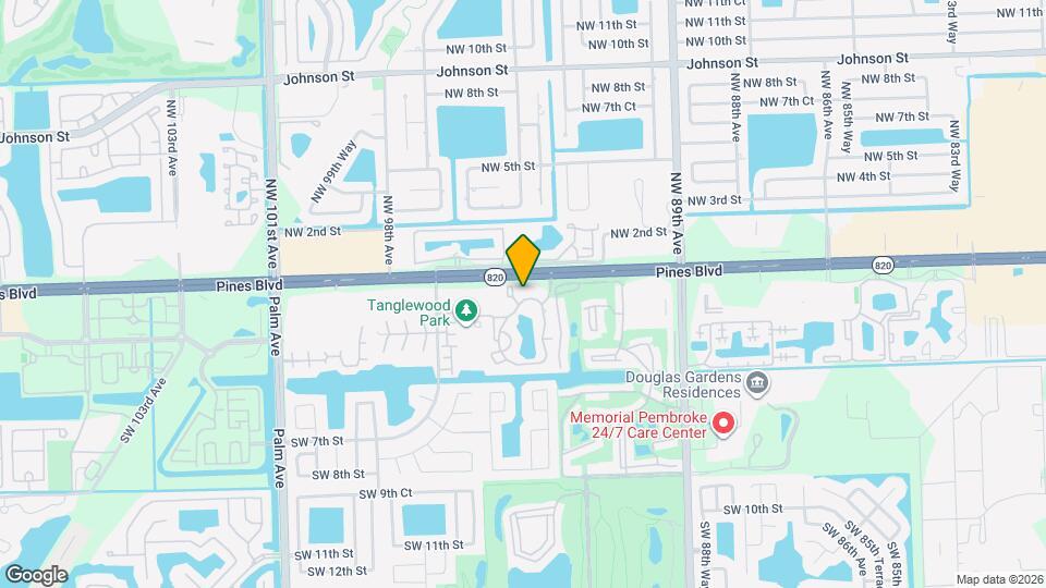 9441 Palm Cir N Map and Location Details
