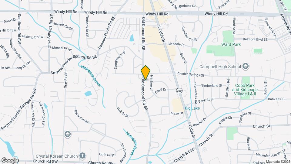 2745 Old Concord Rd SE Map and Location Details