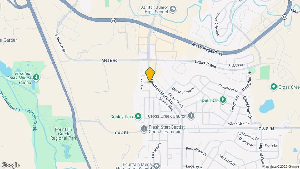 8207 Monterey Way Map and Location Details