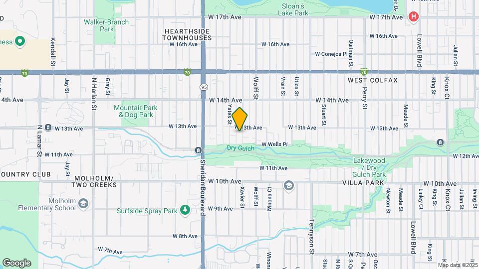 1265 Xavier St Mapa y Detalles de la Ubicación