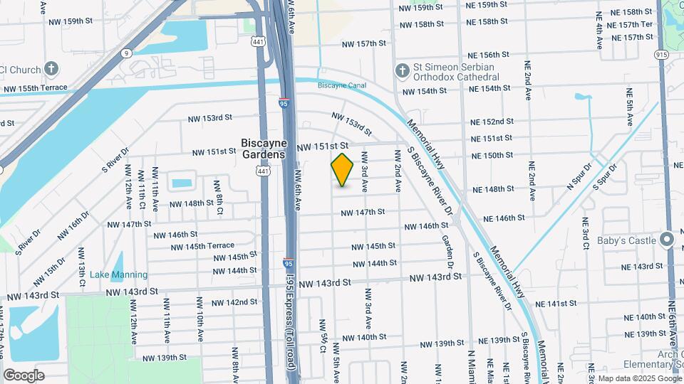 421 NW 148th St Map and Location Details