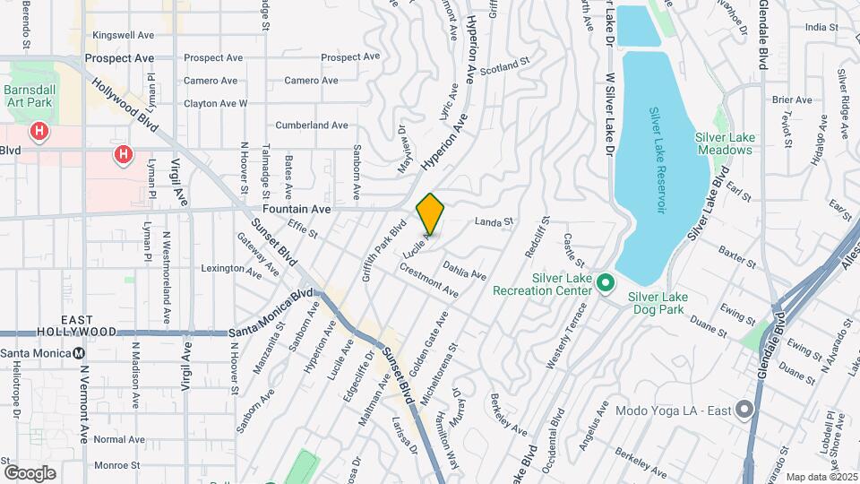 1830 1/4 Lucile Ave Map and Location Details