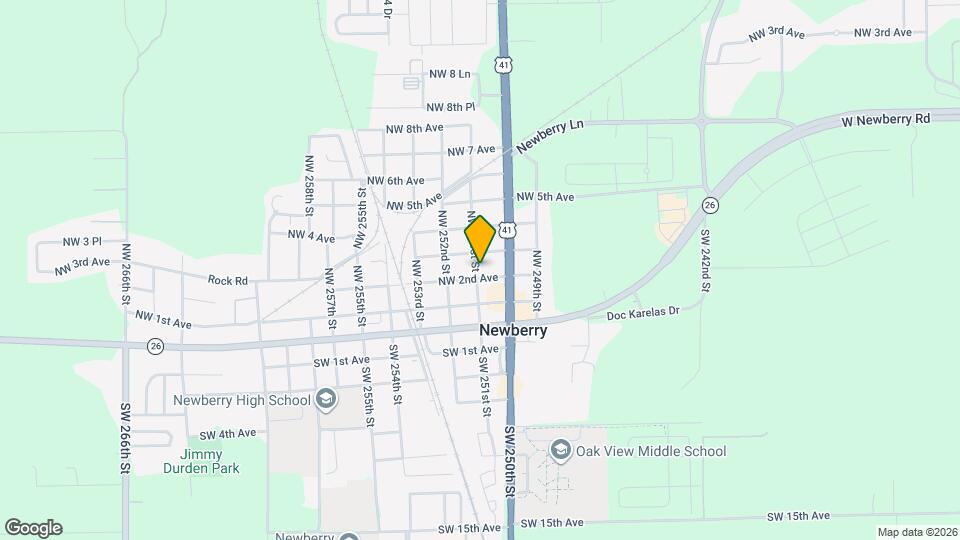 25054 NW 2nd Ave Map and Location Details