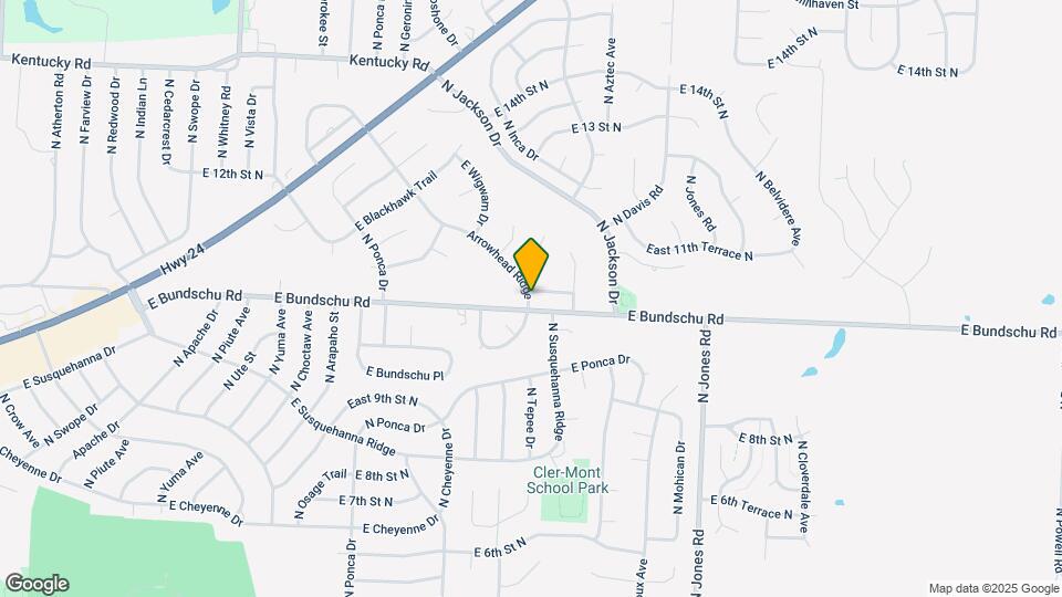1001-1003 Arrowhead Ridge Map and Location Details