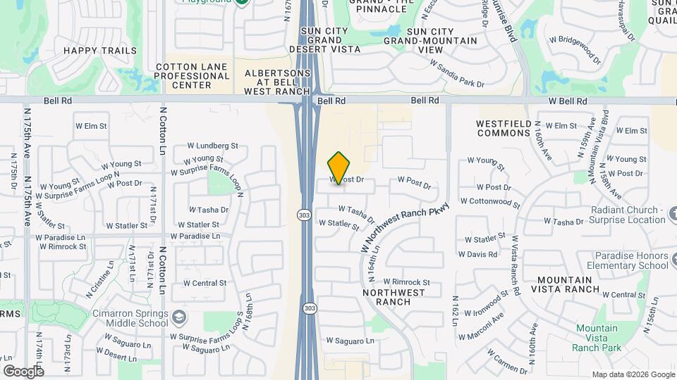 16612 W Cottonwood St Map and Location Details