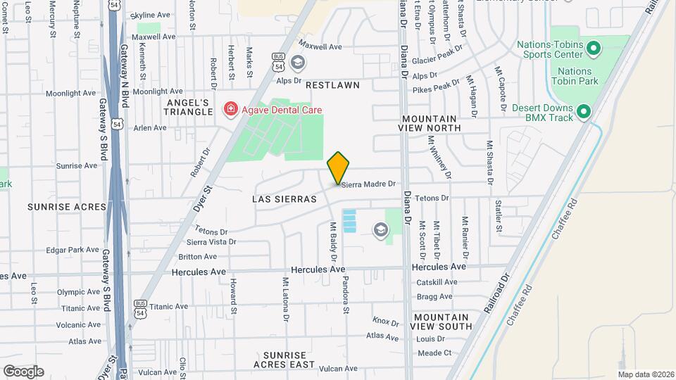 4906 Sierra Madre Dr Map and Location Details