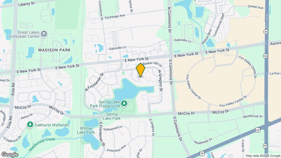 340 Springlake Ln Map and Location Details