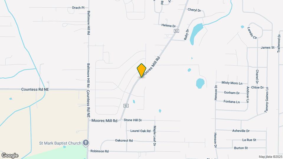 6860 Moores Mill Rd Map and Location Details