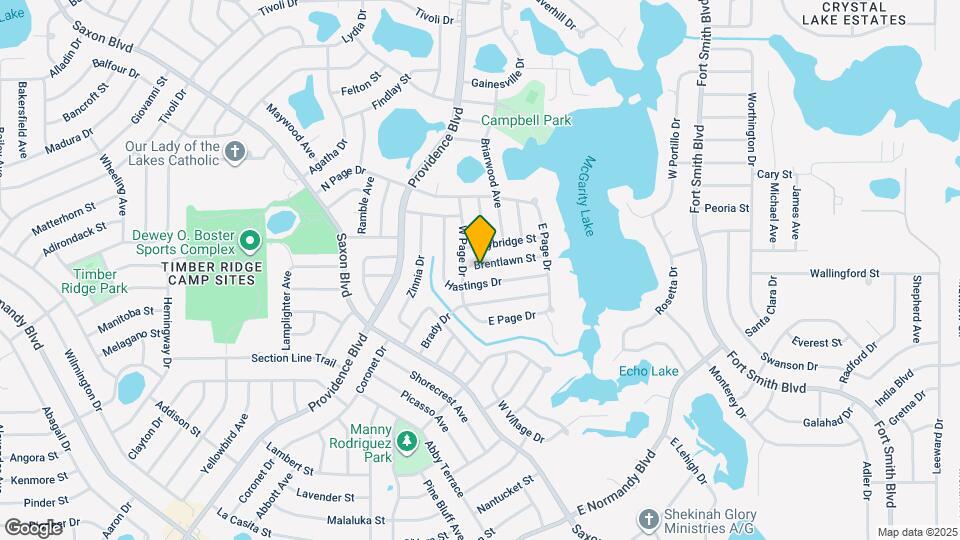 1625 Brentlawn St Map and Location Details