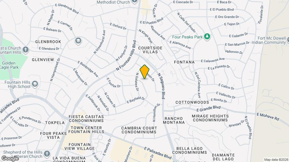14247 N Ashbrook Dr Map and Location Details