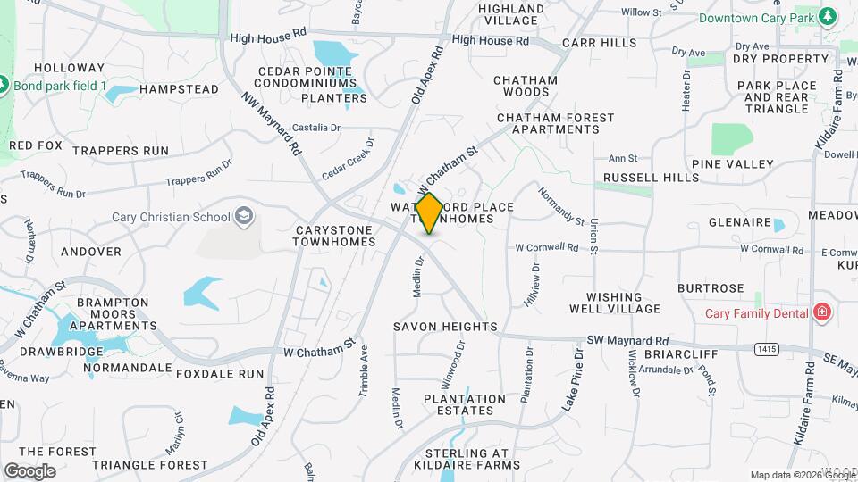 101 Greengate Ct Map and Location Details