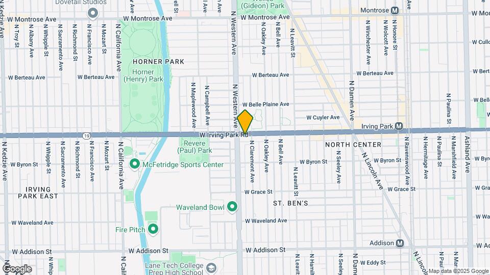 2343-2345 W Irving Park Rd Mapa y Detalles de la Ubicación