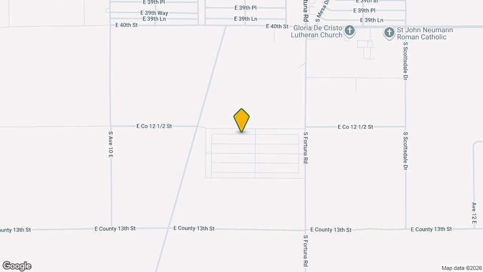 10641 E 45th Pl Map and Location Details