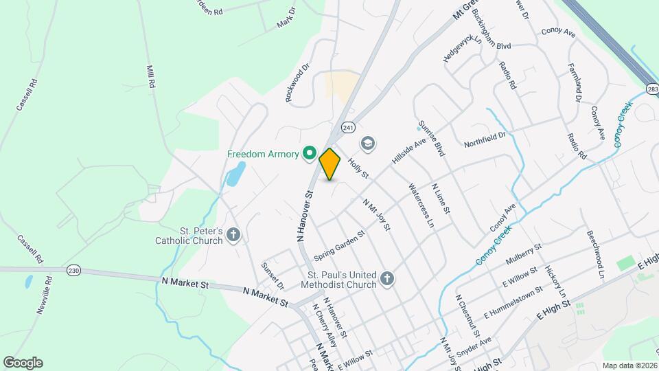 645 N Mt Joy St Mapa y Detalles de la Ubicación