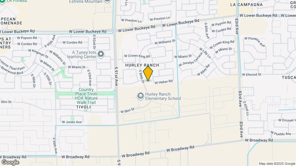 3513 S 89th Ave Mapa y Detalles de la Ubicación