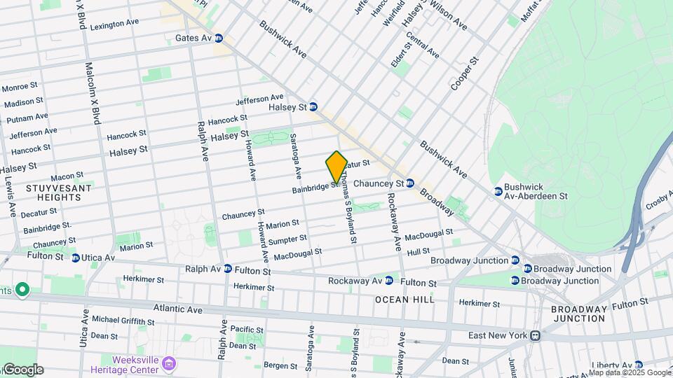550 Bainbridge Street Map and Location Details