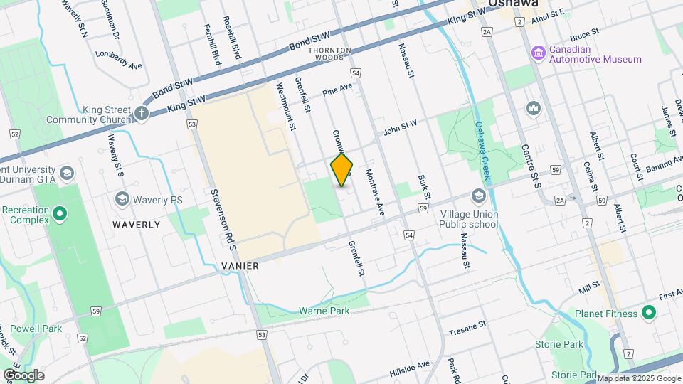 205 Grenfell St Map and Location Details