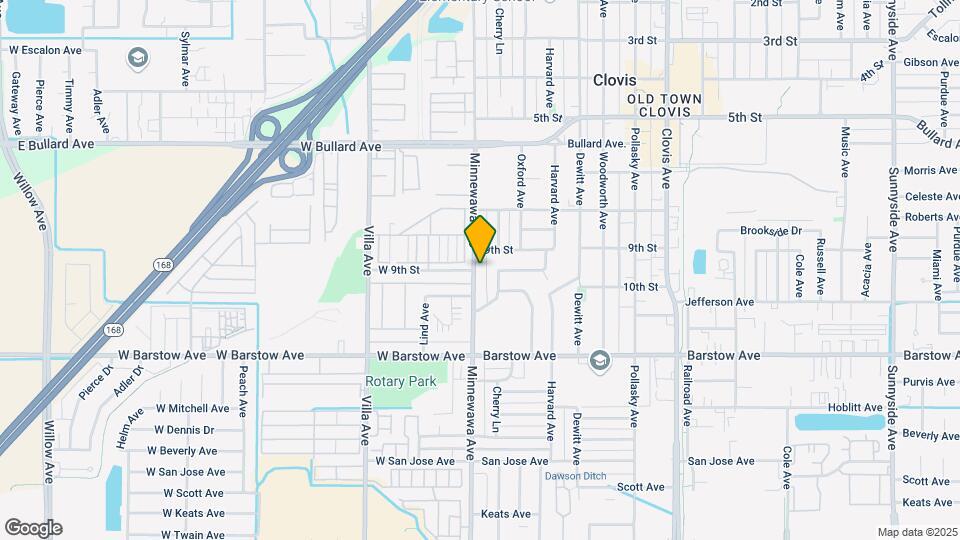 935 Minnewawa Ave Map and Location Details