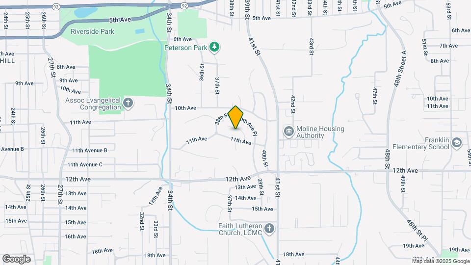 3814 10th Avenue Ct Map and Location Details