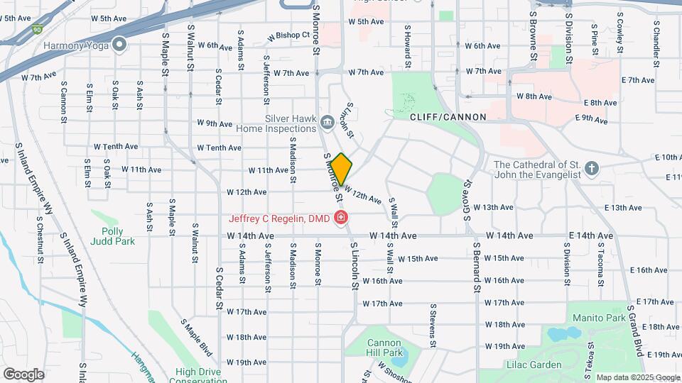 1209 S Monroe St Map and Location Details