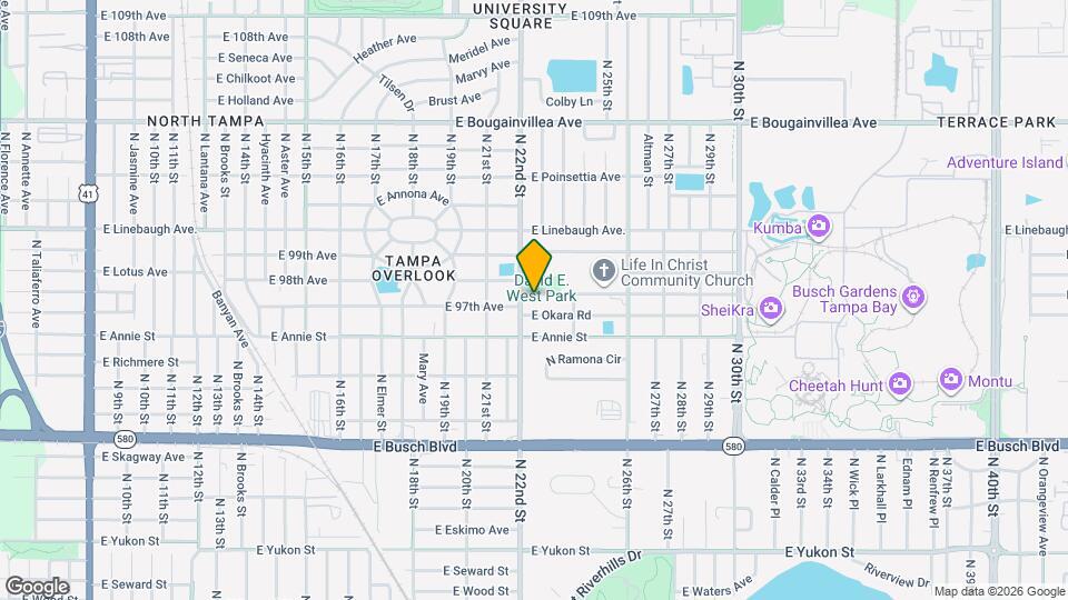 2205 E 97th Ave Map and Location Details