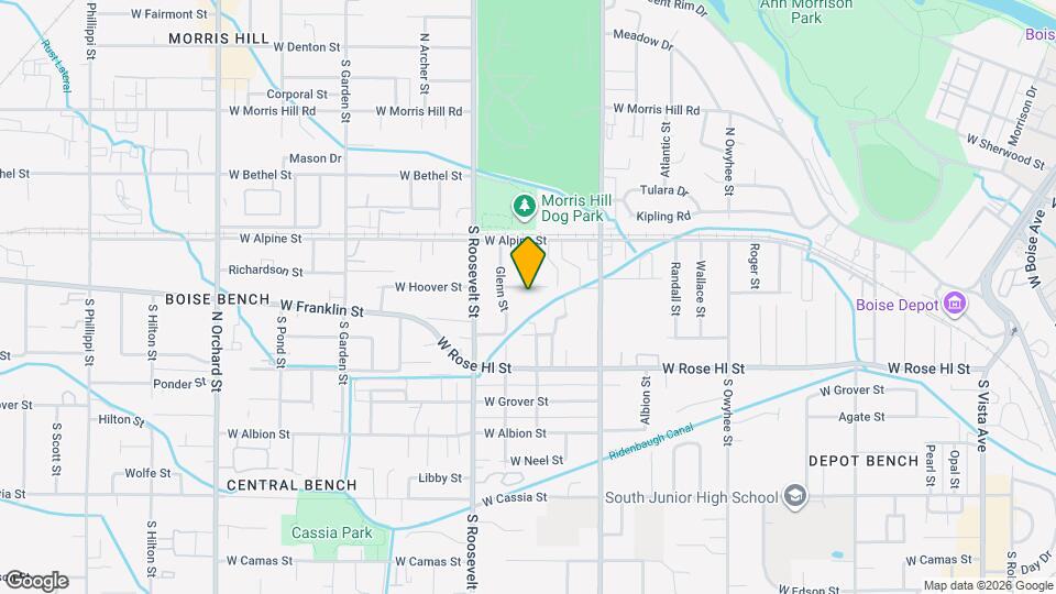 4007 W Hoover St Mapa y Detalles de la Ubicación
