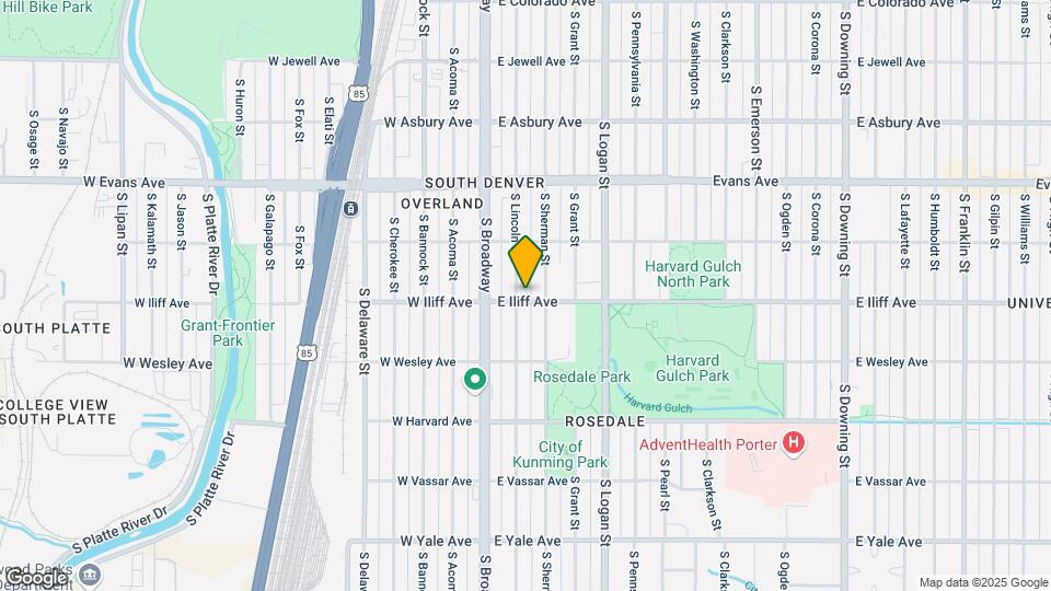 2292 S Lincoln St Mapa y Detalles de la Ubicación