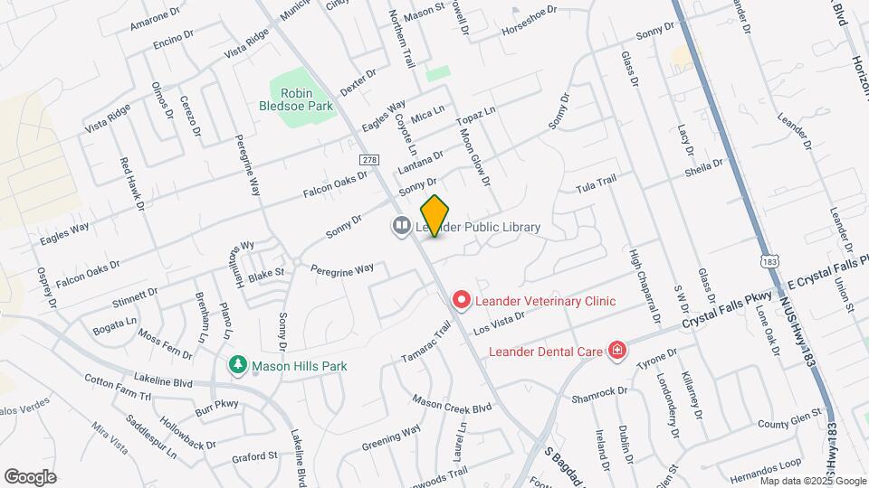 1000 Honeysuckle Dr Map and Location Details