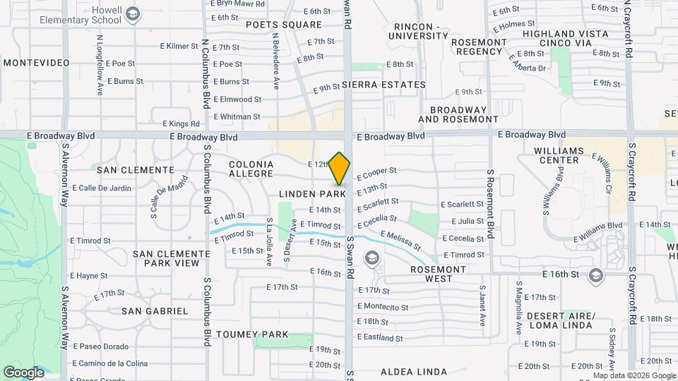 4641 E 13th St Map and Location Details