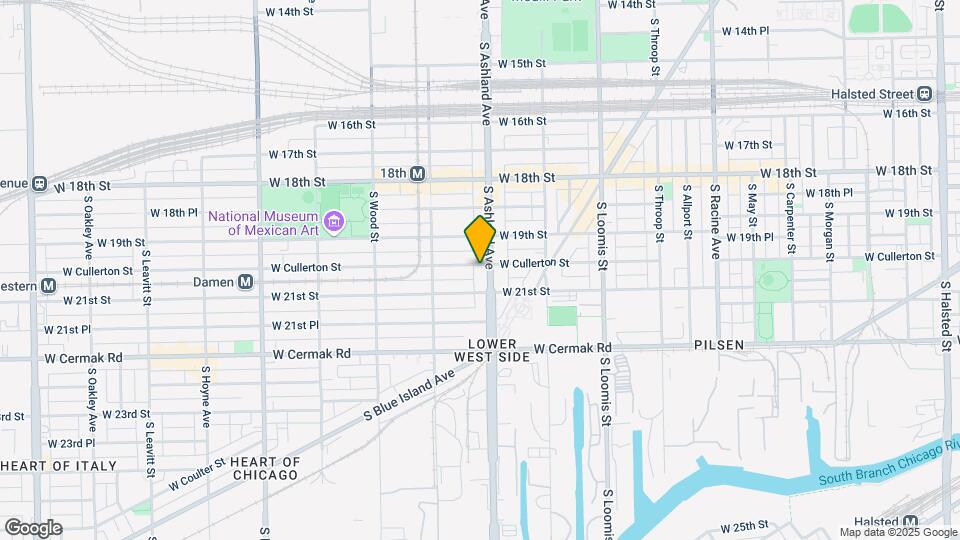 2000 S Ashland Ave Map and Location Details
