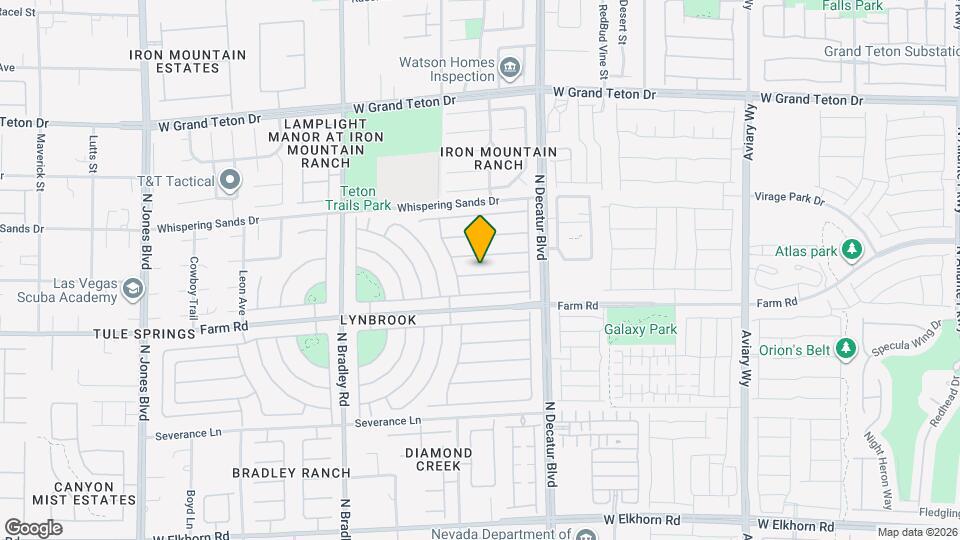 4928 Whispering Spring Ave Mapa y Detalles de la Ubicación