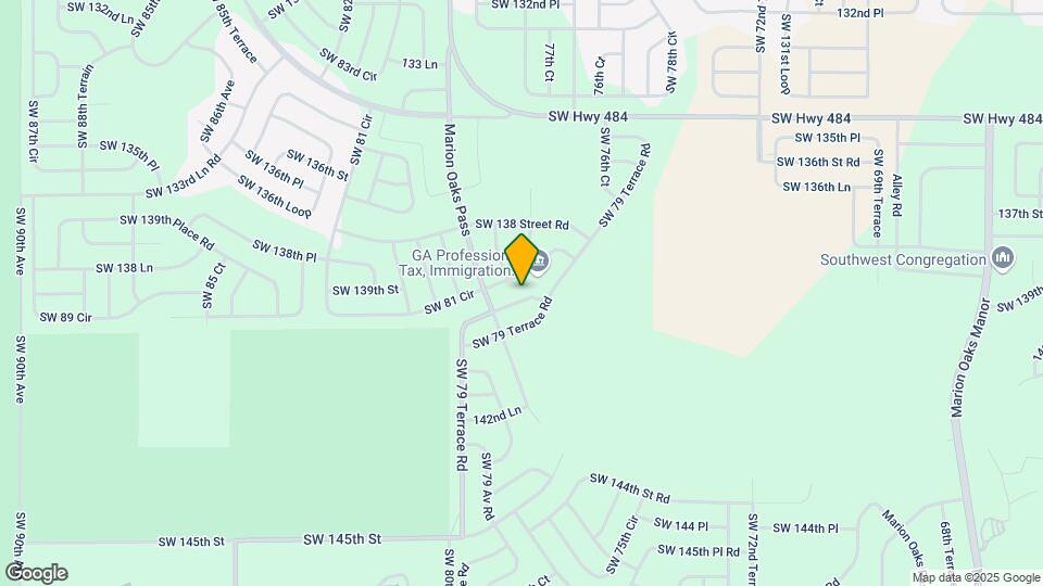 7825 SW 139th Pl Map and Location Details