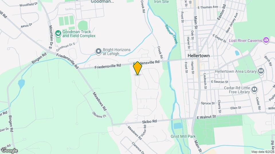 1982 Willings Ln, Unit Hellertown PA Society Hil Map and Location Details