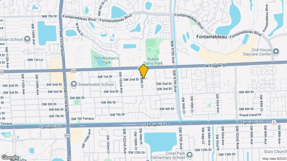 9922 SW 2nd St Map and Location Details