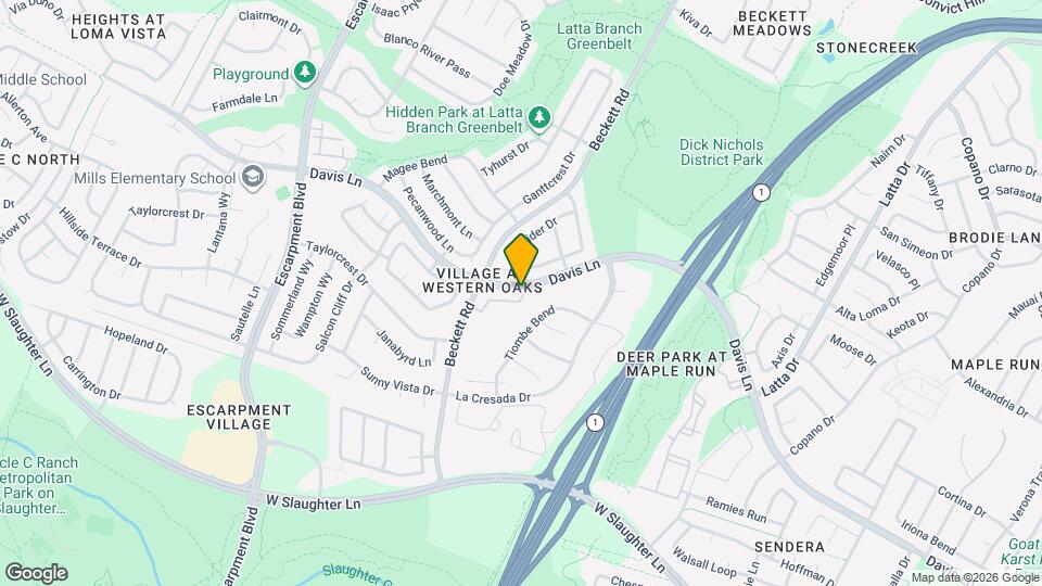 5515 Davis Ln Map and Location Details