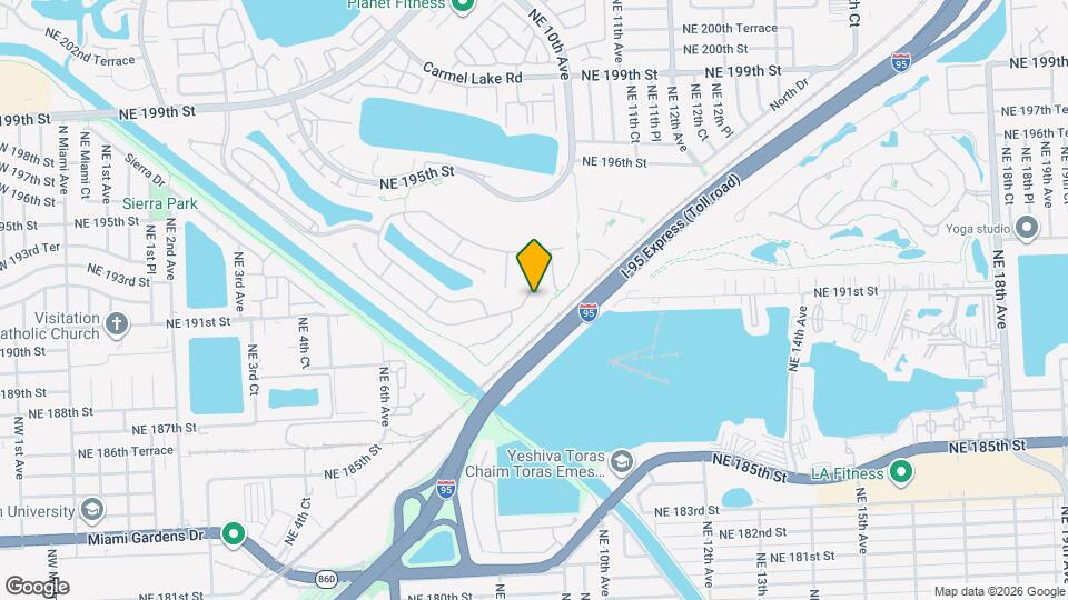 894 NE 191st St Map and Location Details