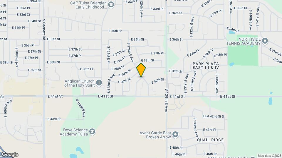 12520 E 39th Pl Mapa y Detalles de la Ubicación