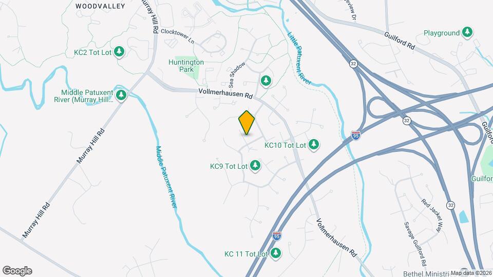 9500 Windbeat Way Map and Location Details