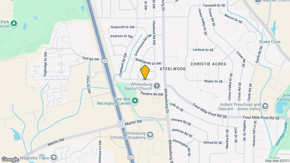 6609 Chadwell Rd SW Map and Location Details